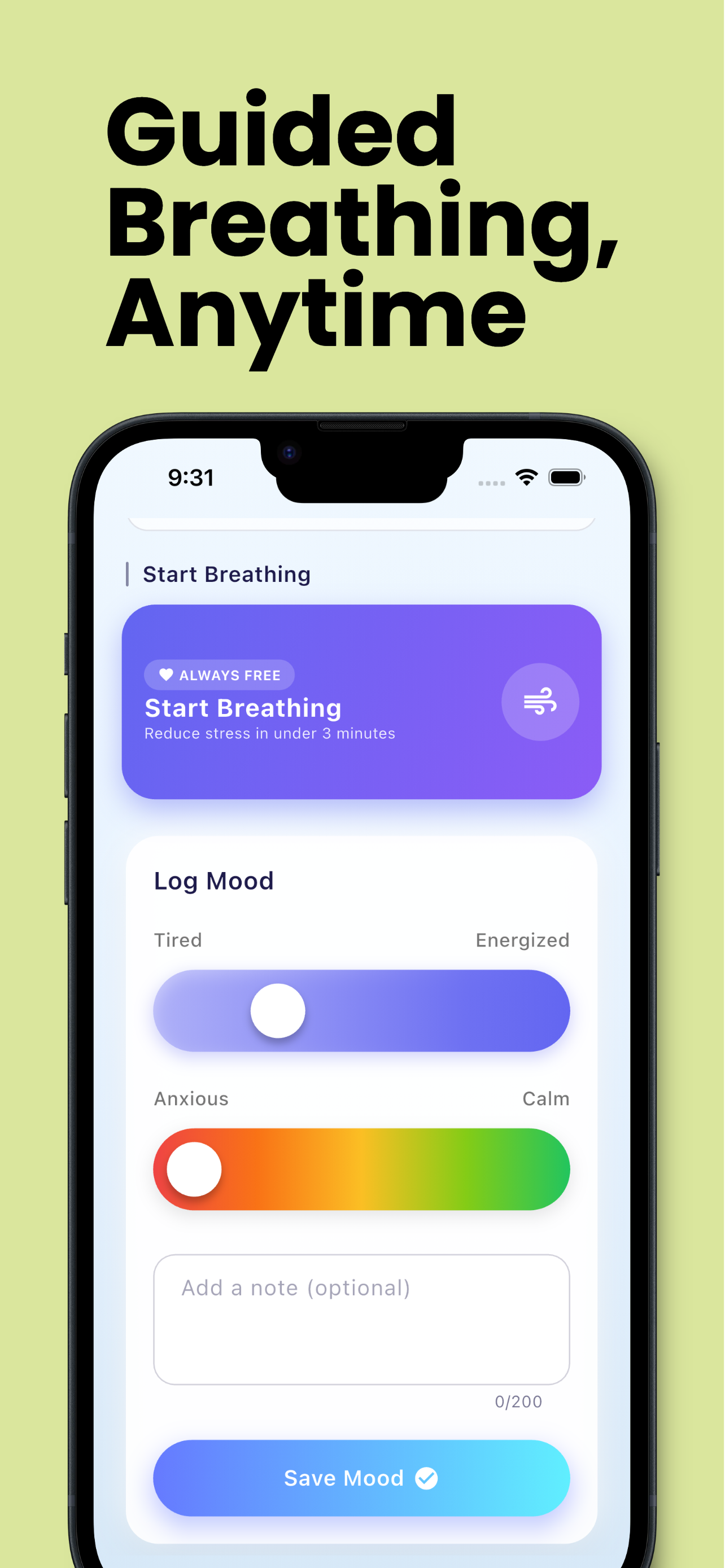 BreatheWell screenshot 2